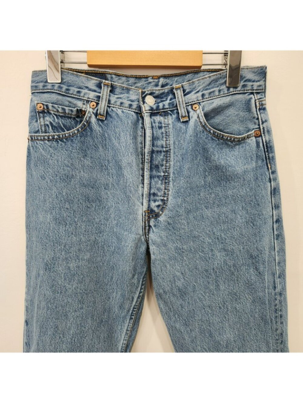 Vintage 90s Levi's 501xx Jeans Men's 30x34 Made In Canada Blue Straight Leg 1993 - Picture 3 of 14